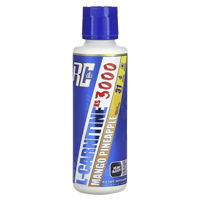 Ronnie Coleman, Vital Edition, L-Carnitin XS 3000, Mango-Ananas, 16 Fl Oz (473,28 ml)