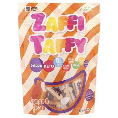 Zollipops, Zaffi® Taffy, Orange & Cream, 5 uncji (142 g) Zollipops, Zaffi® Taffy, Orange & Cream, 5 uncji (142 g)