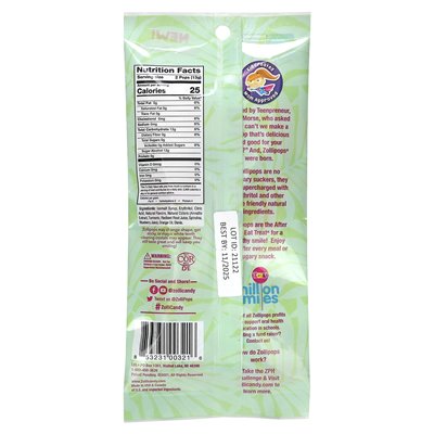Zollipops, Zolli Pops, Clean Tooth Drops, Tropical Fruits, Approx.7-8 Pops, 1.6 oz