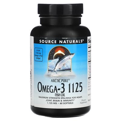 Source Naturals, Arctic Pure, Omega-3-Fischöl, 1125 mg, 60 weiche