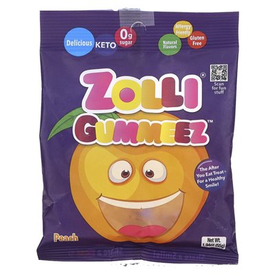 Zollipops, Zolli Gummeez, Pfirsich, 1,94 oz (55 g)