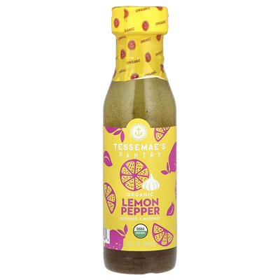 Tessemae's, Pantry, Bio-Soßen und -Marinaden, Zitronenpfeffer, 10 fl oz (296 ml)
