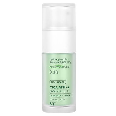 VT Cosmetics, CICA Reti-A Essence 0.1, 1,01 Fl Oz (30 ml)