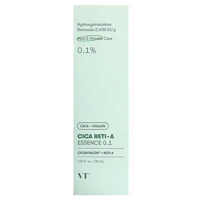VT Cosmetics, CICA Reti-A Essence 0.1, 1,01 Fl Oz (30 ml)