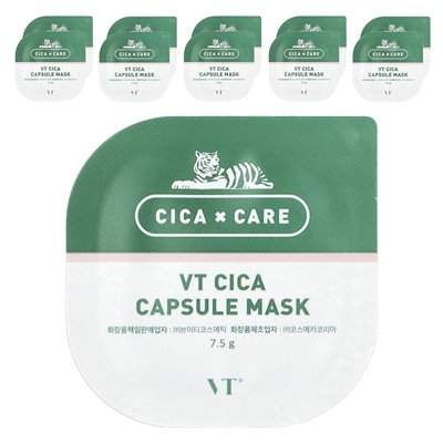 VT Cosmetics, VT CICA Capsule Beauty Mask, 10 Count, (7,5 g) każdy