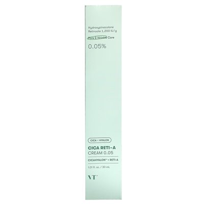 VT Cosmetics, CICA Reti-A Cream 0,05, 1,01 Fl Oz (30 ml)