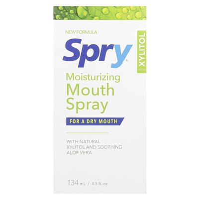 Xlear, Spry, nawilżający spray do jamy ustnej, 2 paczki, 4,5 fl oz (134 ml)
