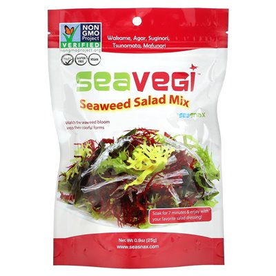 Seasnax, Seavegi, Water Salad, 0.9 oz (25 g)