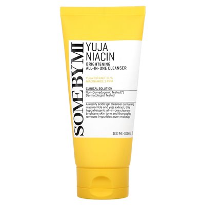 Some by Mi, Yuja Niacin, Brightening Clearser All-in-One, 3.38 fl oz (100 ml)