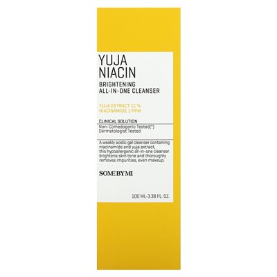 Some by Mi, Yuja Niacin, aufhellender All-in-One-Reiniger, 100 ml (3,38 fl. oz.)