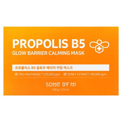 Some by MI, Propolis B5, Glow Barrier beruhigende Schönheitsmaske, 3,52 oz (100 g)