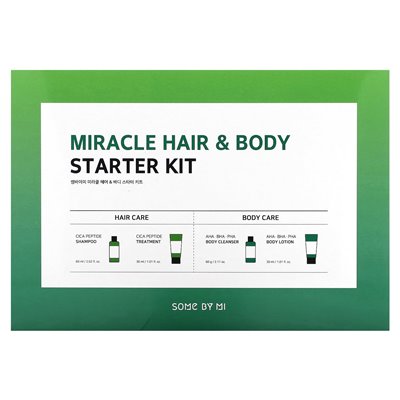 SOME BY MI, Zestaw Startowy Miracle Hair & Body, 4 sztuki SOME BY MI, Zestaw Startowy Miracle Hair & Body, 4 sztuki