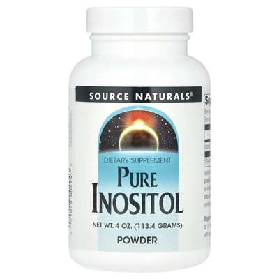 Źródło Naturals, Pure Inositol Powder, 4 uncje (113,4 g)