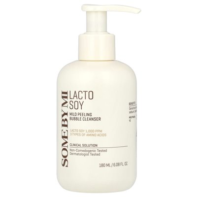 Some by Mi, Lacto Soja, Sanftes Schaumpeeling, 6,08 fl oz (180 ml)