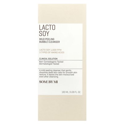 Some by Mi, Lacto Soja, Sanftes Schaumpeeling, 6,08 fl oz (180 ml)