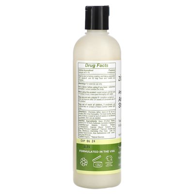 Zion Health, Starożytne Minerały, szampon przeciw szampanie, olej z drzewa herbacianego i wieczorny olej primrose, 12 fl oz (355 Zion Health, Starożytne Minerały, szampon przeciw szampanie, olej z drzewa herbacianego i wieczorny olej primrose, 12 fl oz (355