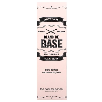 Too Cool for School, Kunstunterricht, Blanc de Base, 2 Eclat Rose, 1,01 fl oz (30 ml)