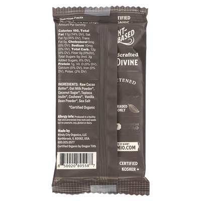 Rawmio, weiße Schokolade, 1,76 oz (50 g)