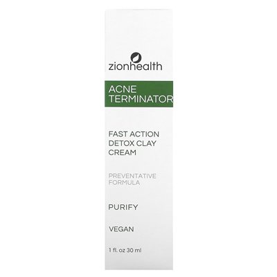 Zion Health, Terminator trądziku, 1 Fl Oz (30 ml) Zion Health, Terminator trądziku, 1 Fl Oz (30 ml)
