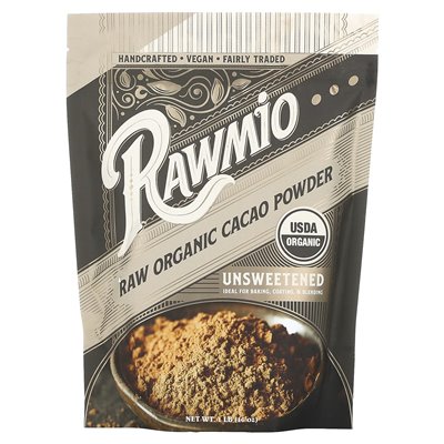 Rawmio, Rohes Bio-Kakaopulver, ungesüßt, 1 lb (16 oz)