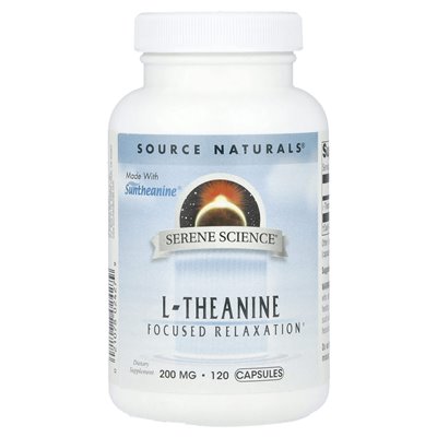 Source Naturals, Serene Science®, L-Theanine, 200 mg, 120 kapsułek