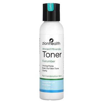 Zion Health, starożytny toner minerałów, ogórek, 4 fl oz (120 ml)