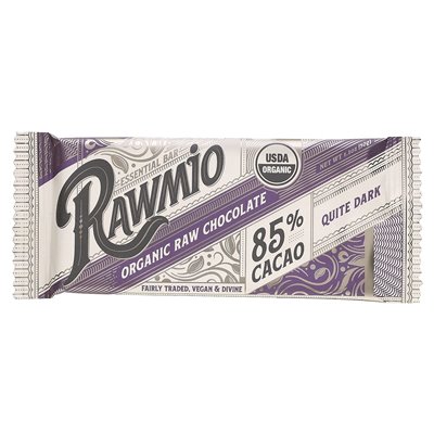 Rawmio, niezbędny bar, organiczna surowa czekolada, 85% kakao, dość ciemne, 1,1 uncji (30 g)