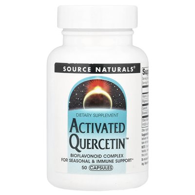 Źródło Naturals, Activated QuerceTin ™, 50 kapsułek