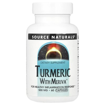 Źródło Naturals, kurkuma z Meriva®, 60 kapsułek