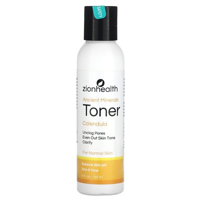 Zion Health, Starożytne Minerały Toner, Calentula, 4 Fl Oz (120 ml)