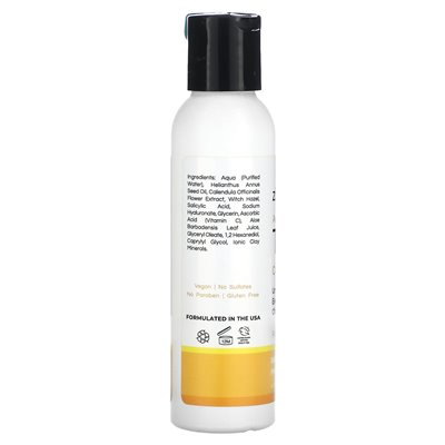 Zion Health, Starożytne Minerały Toner, Calentula, 4 Fl Oz (120 ml)