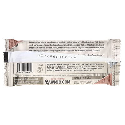 Rawmio, Essential Bar, Bio-Rohschokolade, 72 % Kakao, Keto, 1,1 oz (30 g)