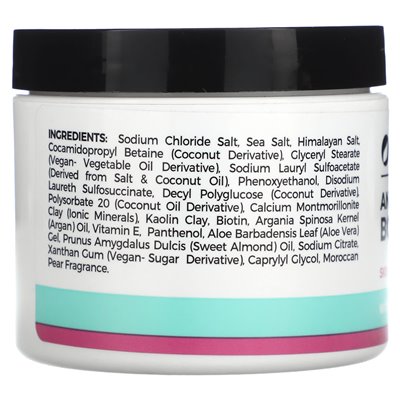 Zion Health, Adama, Ancient Clay, Body Scrub, Marokańska gruszka, 4 uncje (113 g)