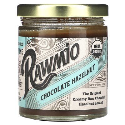 Rawmio, Schokoladen-Erdnussbutter, 6 oz (170 g)