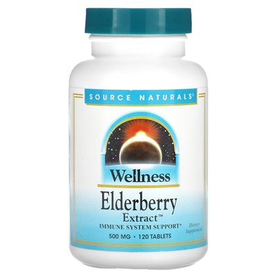 Source Naturals, Wellness, Extrakt Erom Bronberry, 500 mg, 120 Tabletten (166 mg pro Tablette)