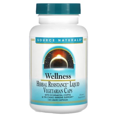 Źródło naturalne, wellness Herbal Resistance Liquid, 120 ciekłymi kapsułkami Źródło naturalne, wellness Herbal Resistance Liquid, 120 ciekłymi kapsułkami