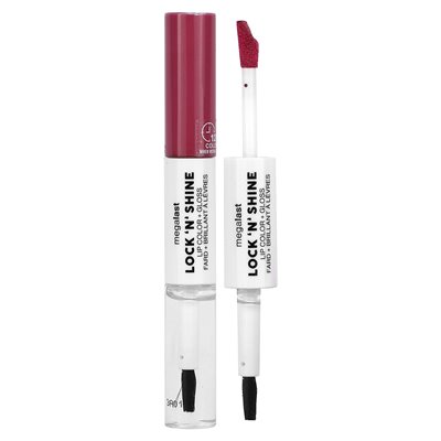 Wet N Wild, Megalast, Lock 'N' Shine, Lip Color + Gloss, 1115493 La Pink, 0,26 fl oz (8 ml)