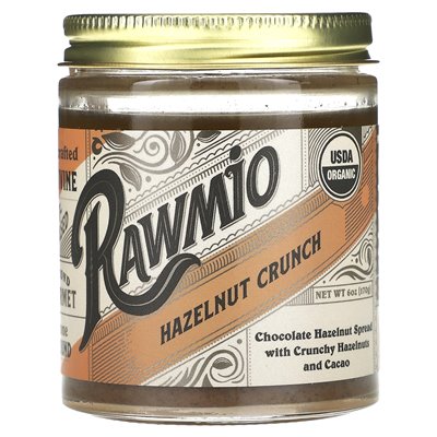 Rawmio, Peanut Crunch Spread, 6 oz (170 g)