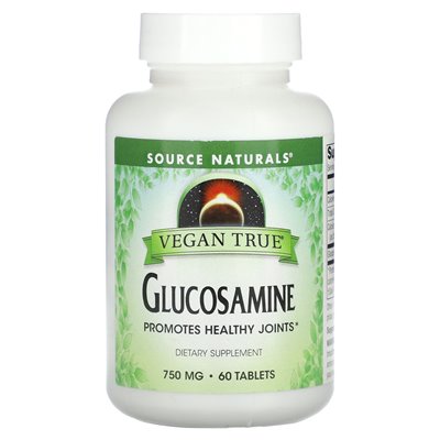 Natural Source, Vegan, Glucosamine, 750mg, 60 Tablets
