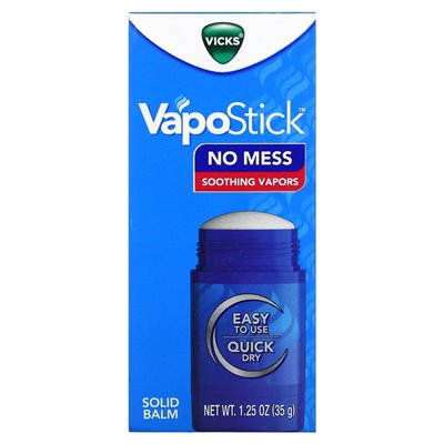 Vicks, Vapostick, balsam solidny, 1,25 uncji (35 g) Vicks, Vapostick, balsam solidny, 1,25 uncji (35 g)