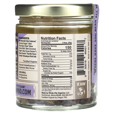 Rawmio, Almond Chocolate Chip Cookie, 6 oz (170 g)