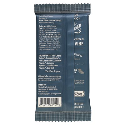 Rawmio, owsiane mleko czekoladowe, 50% kakao, 1,76 uncji (50 g)