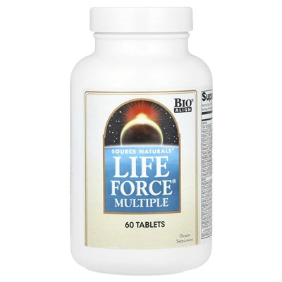 Źródło Naturals, Life Force® wiele, 60 tabletek