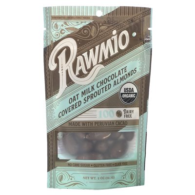 Rawmio, owsiane mleczne czekoladowe migdały, 2 uncje (56,7 g)