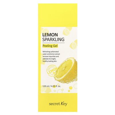 Secret Key, Lemon Sparkling Peeling Gel, 4,05 Fl Oz (120 ml) Secret Key, Lemon Sparkling Peeling Gel, 4,05 Fl Oz (120 ml)