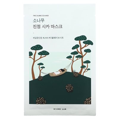 Okrągłe laboratorium, sosna Calming Cica Beauty Mask, 10 arkuszy (27 ml) Okrągłe laboratorium, sosna Calming Cica Beauty Mask, 10 arkuszy (27 ml)