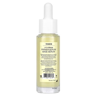 Wet n Wild, Primefocus, starter surowica, Brighten, 1 Fl Oz (30 ml)