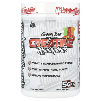 VMI Sports, Monohydrat kreatyny, Gummy Bear, 12,3 uncji (348 g) VMI Sports, Monohydrat kreatyny, Gummy Bear, 12,3 uncji (348 g)