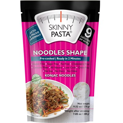 Skinny Pasta, Nudelform, Konjak, 9,52 oz (270 g)