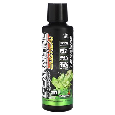 VMI Sports, L-Carnitin 1500 Heat, Oma-Apfel, 16 fl oz (473 ml)